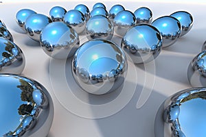 3D Chrome Balls