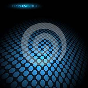 3D Circle Design Vector Background