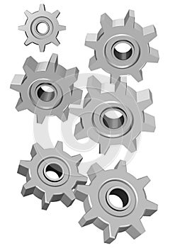 3d Cogwheel illustration