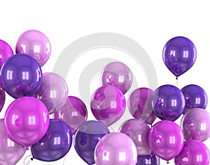 3d color helium balloon