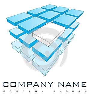 3D Company Logo photo