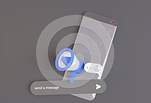 3D computer AI Robot Chatbot Web UIUX. . SOFTWARE programming algorithms. rendering illustration