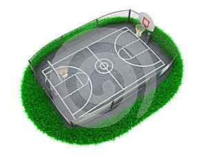 3D Concept Basketball