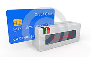 3d credit card declined