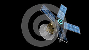 3D CubeSat with ion propulsion