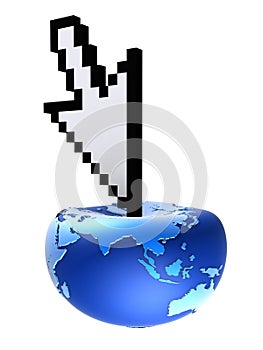 3d cursor globe