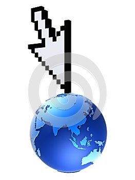 3d cursor globe