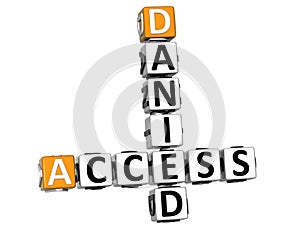 3D Danied Access Crossword