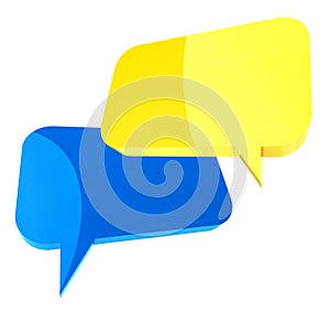 3d dialog icon