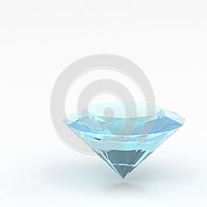3d Diamond isolated