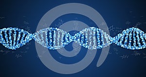 3D DNA Strand Rotation with Amino Acids