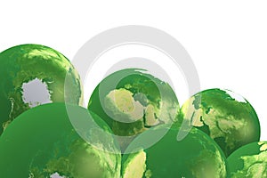 3d eco globe views