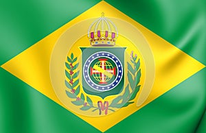 3D Empire of Brazil Flag 1870-1889.