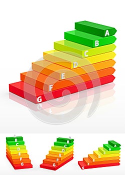 3d energy efficiency concept