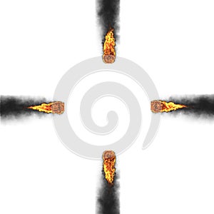 3d fireball photo