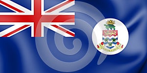 3D Flag of Cayman Islands pre-1999.