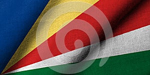 3D Flag of Seychelles waving