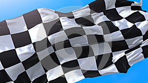 3d flag waving background