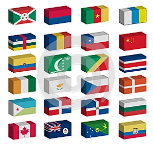 3D flags set