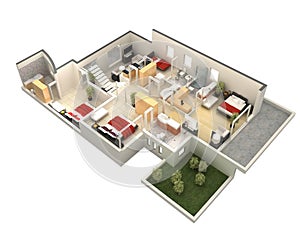 3D floor plan