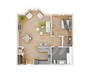 3D floor plan