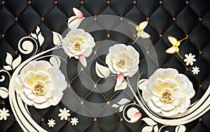 3d flower design wallpaper background,