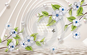 3d flower design wallpaper background,