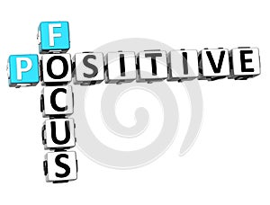 3D Focus Positive Crossword
