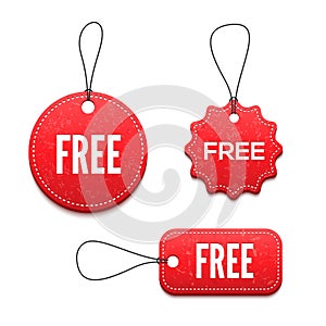 3D free badges set for your design