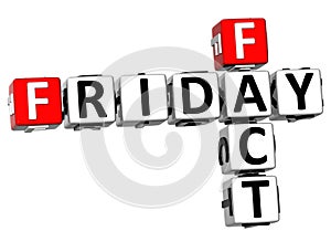 3D Friday Fact Crossword