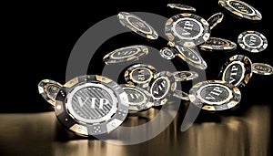 3d gambling vip golden chip