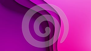 3D gentle animation of waves and rows with colorful pink color gradient stripes, modern colors. the concept of