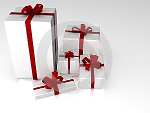 3d gift box illustration