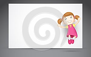 3d Girl Jumping