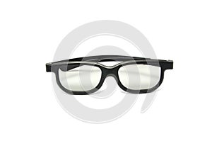 3d glasses for cinema isolated