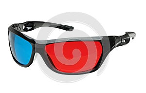 3d glasses side