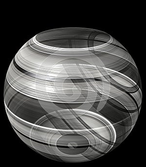 3d glistening illusion bowl photo