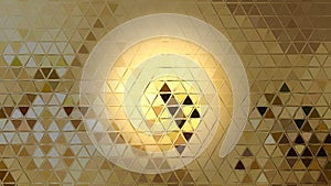 3D Gold Abstracts Backgrounds