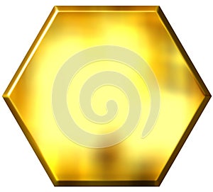3D Golden Hexagon