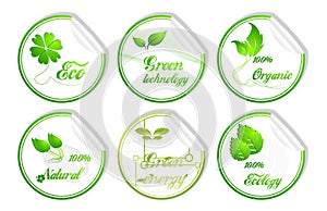 3D green ecology icon