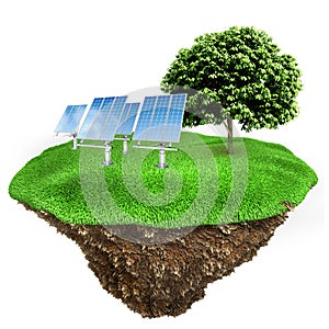 3d green energy concept