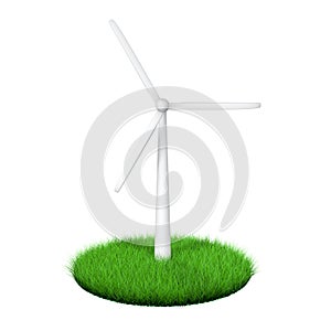 3d green energy wind turbine