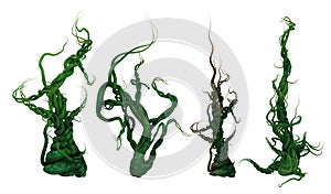 3D Growing Plant Vines