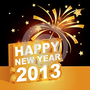 3D , Happy new year 2013