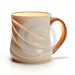 3d Harmony Mug Lamp: Curved Coffee Mug With Creative Design