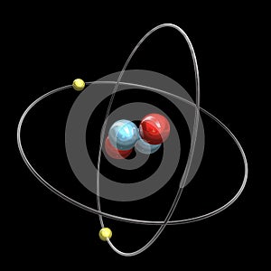 3d Helium Atom