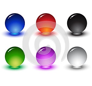 3D high quality sphere set
