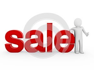 3d human sale red photo