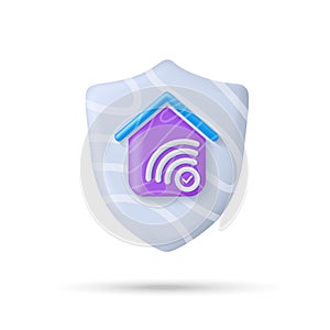 3d icon Cyber Security collection paper icons set. Money guarantee. Phone icon. firewall, fingerprint scanning, password
