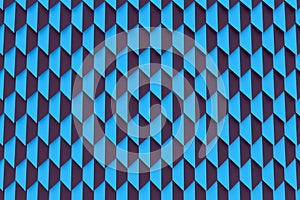 3d illustration blue pattern